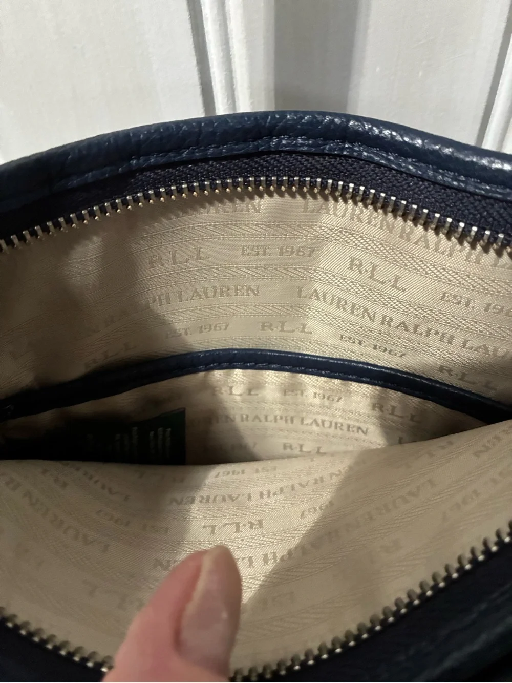 Lauren Ralph Lauren Navy Crossbody Shoulder Bag